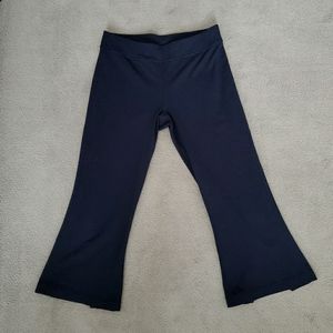 Lululemon Tadasana Slit Crop Pant, Black,  SZ 6